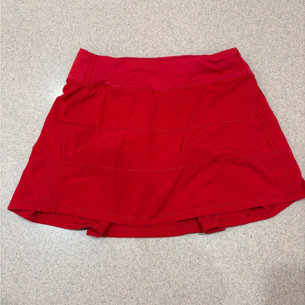 Lululemon Athletica Bold Red Skirt